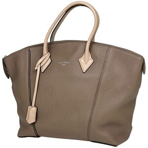 Louis Vuitton Parnassus Lockit Shoulder Bag Veau Cashmere Brown